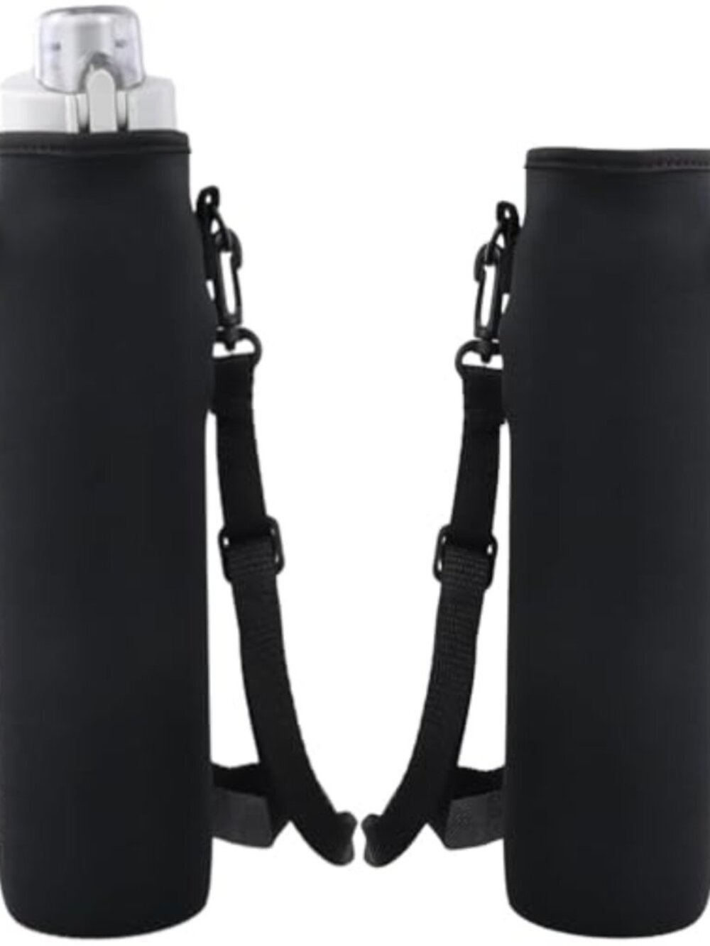 Insulated Neoprene Water Bottle Carrier Sling Bag 32oz Hands-Free